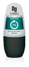 AA Anti-Perspirant Men Protection Non-Stop 24h Dezodorant roll-on Fresh 50ml