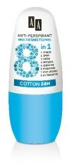 AA Anti-Perspirant Multifunctional 8in1 Dezodorant roll-on Cotton 24H 50ml