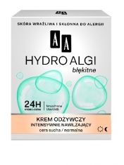 AA Hydro Algi Błękitne Krem odżywczy na dzień i noc - cera normalna i sucha  50ml