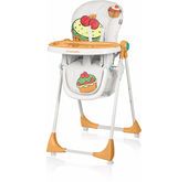 Krzesełko do karmienia Cookie Baby Design (pomarańczowe)