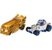Dwupak samochodzików Star Wars Hot Wheels (R2-D2 i C-3PO)