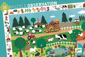 Puzzle obserwacyjne - Farma