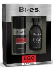 Bi-es Ego Black Komplet (woda toaletowa 100ml + dezodorant 150ml)
