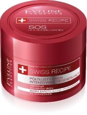 Eveline Swiss Recipe Półtłusty krem intensywnie regenerujšcy do twarzy i ciała  50ml