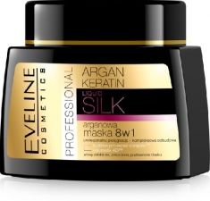 Eveline Argan & Keratin Liquid Silk Maska do włosów 8w1  500ml
