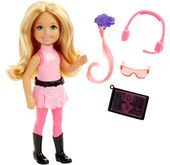 Barbie Chelsea Mała agentka Mattel (różowa)