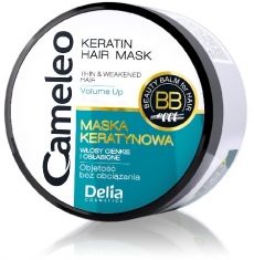 Delia Cosmetics Cameleo Maska keratynowa do włosów cienkich 200ml
