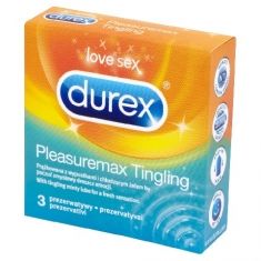 Durex Prezerwatywy Pleasuremax Tingle 3 szt
