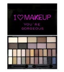 Makeup Revolution I Love Make Up Palette 32 Zestaw cieni do powiek Youre Gorgeous  14g (32 kolory)