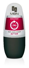 AA Anti-Perspirant Men Protection Non-Stop 24h Dezodorant roll-on Action 50ml