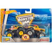 Dwupak Superterenówka Monster Jam Hot Wheels (Team Hot Wheels vs El Toro Loco)