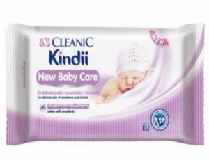 Kindii Cleanic Dzidziuś New Baby Care Chusteczki pielęgnacyjne 60 szt.