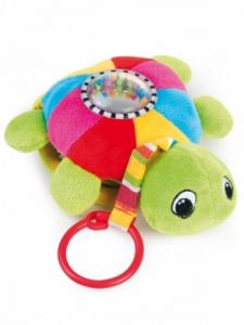 Pluszowa zabawka dźwiękowa „Kolorowy ocean - Żółw”