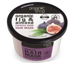 Organic Shop Maska do włosów  z wycišgów organicznych z fig i migdałów 250 ml