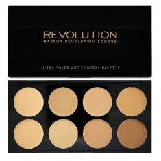 Makeup Revolution Ultra Cover and Concealer Palette Korektory Light-Medium  10g