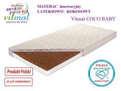 Materac lateksowo-kokosowy Vitmat Coco Baby 140x70