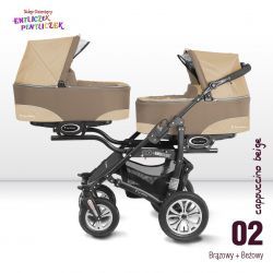 BabyActive Twinni wózek bliźniaczy 2w1