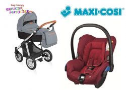 Baby Design DOTTY/DOTTY DENIM/DOTTY ECO + Fotel MAXI COSI CITI NEW