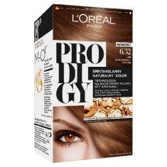 Loreal Prodigy 5 Farba do włosów 6.32 Len-ciemny opalizujšco złoty blond