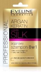 Eveline Argan & Keratin Liquid Silk Szampon do włosów 8w1 saszetka 12ml