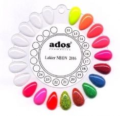 ADOS Lakier Neon Fluo nr 23 różowy  5.5ml