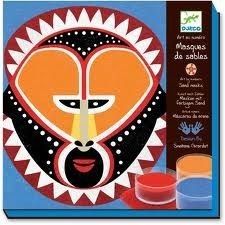 Zestaw artystyczny z farbami w proszku - Maski Indian