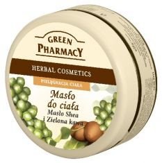 Green Pharmacy Masło do ciała Masło Shea, Zielona kawa  200ml