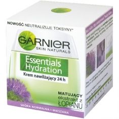 Garnier Essentials Hydration Krem nawilżajšco-matujšcy do cery normalnej i mieszanej 50ml
