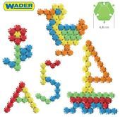 Klocki Puzzle 48 elementy w kwadratowym wiaderku Wader