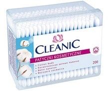 Cleanic Patyczki higieniczne Pudełko kwadratowe 200 szt