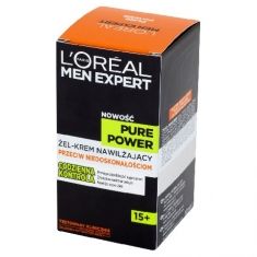 Loreal Men Expert Pure Power Żel-Krem nawilżajšcy przeciw niedoskonało?ciom 15+  50ml