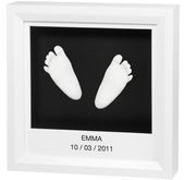 Ramka na odlew rączki/nóżki Window Sculpture Frame Baby Art (biało-czarna)