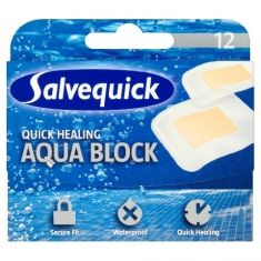 Salvequick Plastry Aqua Block szybkogojšce  1 op.-12szt