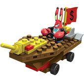 SpongeBob Podwodny pojazd Mega Bloks (rajdówka Mr. Kraba)