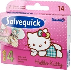 Salvequick Plastry Hello Kitty dla dzieci  1 op.-14szt