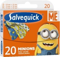 Salvequick Plastry Minions dla dzieci  1 op.-20szt