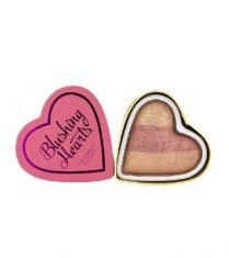 Makeup Revolution Blushing Hearts Róż Peachy Keen Heart  10g