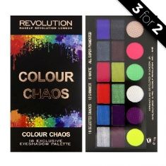 Makeup Revolution Salvation Palette 18 Zestaw cieni do powiek Colour Chaos (18 kolorów) 13g