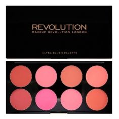 Makeup Revolution Ultra Blush Palette 8 Zestaw róży do policzków All About Cream 13g