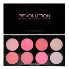 Makeup Revolution Ultra Blush Palette 8 Zestaw róży do policzków All About Pink 13g