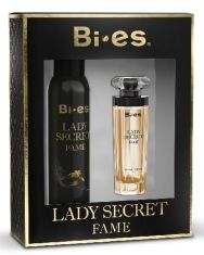 Bi-es Lady Secret Fame Zestaw prezentowy (dezodorant spray 150ml+woda perfumowana 50ml)