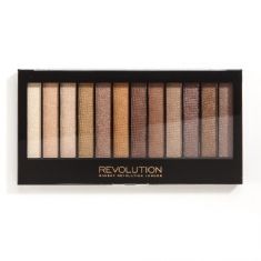 Makeup Revolution Redemption Palette 12 Zestaw cieni do powiek Essential Shimmers   14g (12 kolorów)