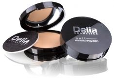 Delia Cosmetics Matt Puder prasowany 05 opalony beż  10g