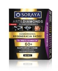 Soraya Art and Diamonds Komórkowa Regeneracja Skóry Naprawczy krem na noc 60+ new  50ml
