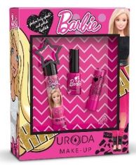 Bi-es Disney Zestaw prezentowy Barbie Girl (mgiełka do ciała 15ml+lakier do paznokci 6ml+pomadka do
