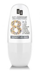AA Anti-Perspirant Multifunctional 8in1 Dezodorant roll-on Sensitive 24H 50ml