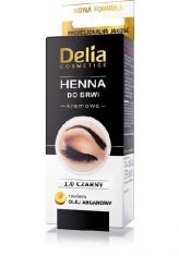 Delia Cosmetics Henna do brwi kremowa nr 1.0 Czarna  1op.