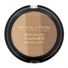 Makeup Revolution Ultra Bronze Shimmer & Highlight Puder bršzujšcy i roz?wietlajšcy 15g