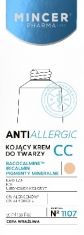 Mincer Pharma Anti Allergic Krem CC kojšcy do cery wrażliwej  50ml