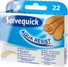 Salvequick Plastry Aqua Resist  wodoodporne  1op-22szt